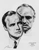 1972 (45th) Best Actor Volpe Sketch: Marlon Brando