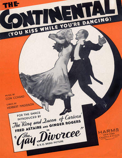 1934 (1st) Best Song: “The Continental” 1934 (1st) Best Song: “The Continental”