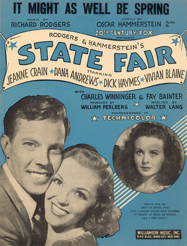 1945 (12th) Best Song: “It Might as Well Be Spring” 1945 (12th) Best Song: “It Might as Well Be Spring”