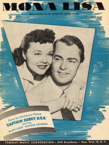 1950 (17th) Best Song: “Mona Lisa” 1950 (17th) Best Song: “Mona Lisa”