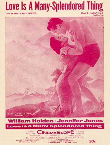 1955 (22nd) Best Song: “Love Is a Many- Splendored Thing” 1955 (22nd) Best Song: “Love Is a Many- Splendored Thing”