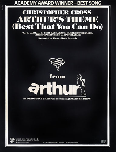 1981 (48th) Best Song: “Arthur’s Theme (Best That You Can Do)” 1981 (48th) Best Song: “Arthur’s Theme (Best That You Can Do)”