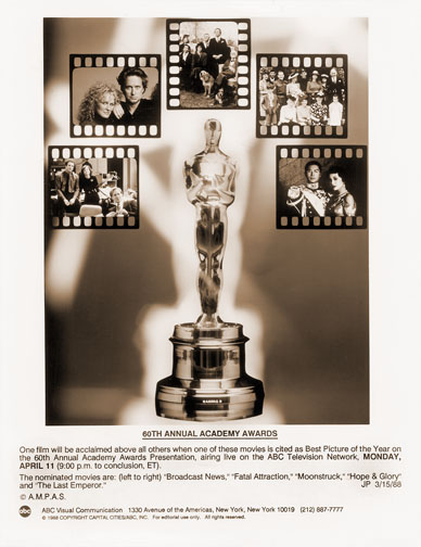1987 Best Picture nominees (#1) 1987 Best Picture nominees (#1)