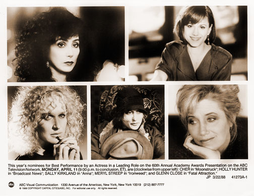 1987 Best Actress nominees 1987 Best Actress nominees