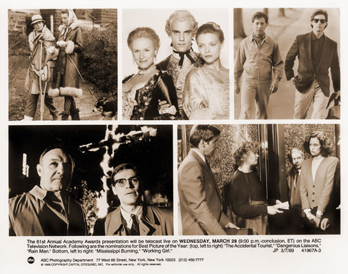 1988 Best Picture nominees 1988 Best Picture nominees