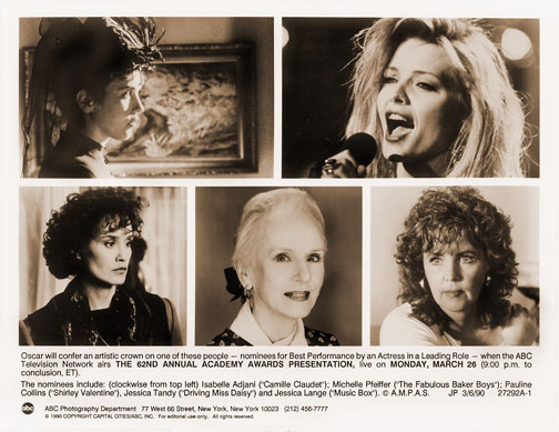 1989 Best Actress nominees 1989 Best Actress nominees