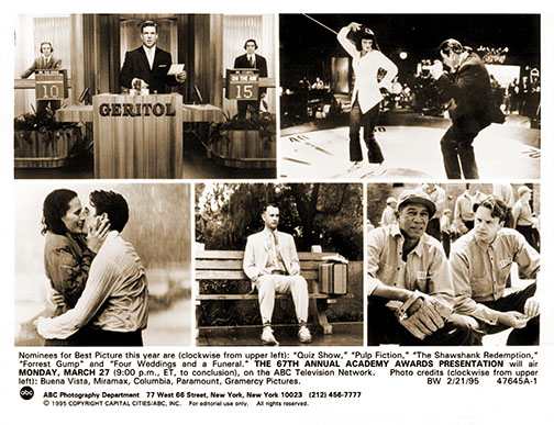 1994 Best Picture nominees 1994 Best Picture nominees