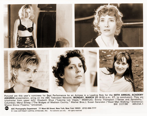 1995 Best Actress nominees 1995 Best Actress nominees