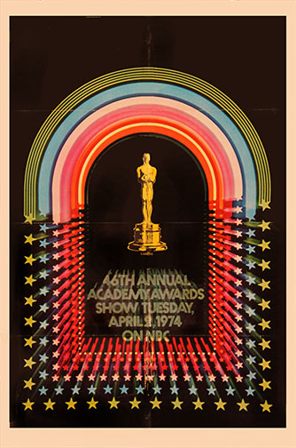 1973 (46th) Academy Award Ceremony Poster 1973 (46th) Academy Award Ceremony Poster