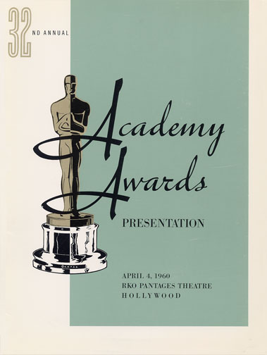 1959 (32nd) Academy Award Ceremony Program 1959 (32nd) Academy Award Ceremony Program