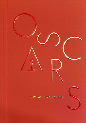 2019 (92nd) Academy Award Ceremony Program 2019 (92nd) Academy Award Ceremony Program
