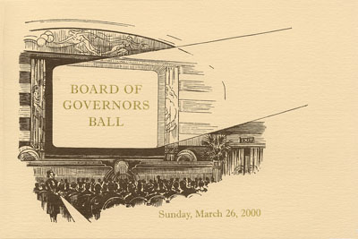 1999 (43rd) Governors Ball 1999 (43rd) Governors Ball