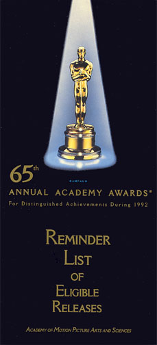 1992 (65th) Reminder List 1992 (65th) Reminder List
