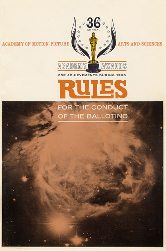 1963 (36th) Voting Rules