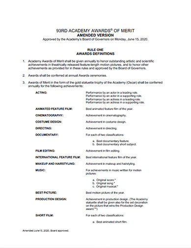 2020 (93rd) Voting Rules 2020 (93rd) Voting Rules