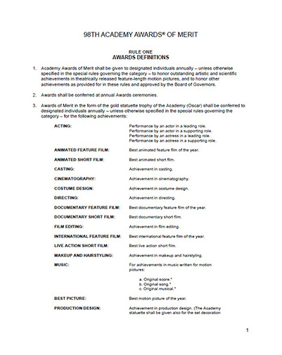 2025 (98th) Voting Rules